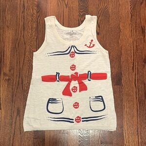 Nautical Cartoon Tank Top